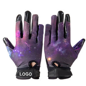 American Football <b>Gloves</b> High Sticky Palm Football <b>Gloves</b> Manufacturer Custom Team Football <b>Gloves</b> - Product Image 3