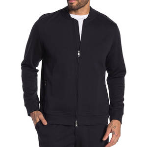Veste bomber streetwear pour homme à manches longues, avec poignets et ourlet côtelés, imperméable, fine, silencieuse, sur mesure, en gros à prix réduit - Product Image 3