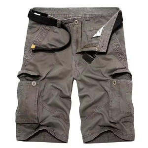 Men's Summer Gym Outdoor Waterproof Casual Cargo Shorts Quick Dry Multi Pocket Elastic Work Trousers Male Tactical Shorts - Product Image 1
