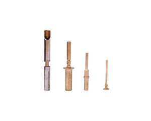 Petite broche en laiton de haute précision utilisée pour les applications électriques, mécaniques et industrielles - Product Image 3
