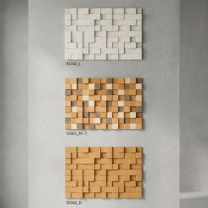 Decorative 3D Effect Ceramic Glossy Finished Wall Tiles 300x450mm for Kitchen and Bathroom - Product Image 2