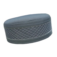 Chapeau islamique décontracté pour homme de haute qualité à bas prix, fabriqué en polyester et coton, confortable et classique.