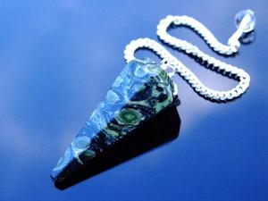 Haute qualité puissant Kambaba jaspe radiesthésie pendule poli cristal de guérison pour l'amour Intuition espace spirituel décoration - Product Image 2