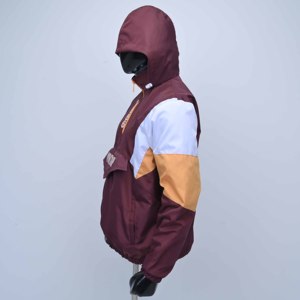 Premium Quality Custom <b>Men's</b> Hooded Windproof Quarter-Zip <b>Jacket</b> Color Blocking Casual Autumn Breathable Polyester <b>Mens</b> <b>Jacket</b> - Product Image 4