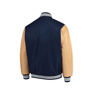<b>Men</b> New Arrival Chenille Embroidery Baseball <b>Jackets</b> Leather Sleeves Oversized Varsity <b>Jackets</b> Size 2026 - Product Image 5