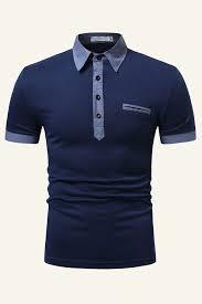 Polo de Manga Corta para Hombre, Diseño 2026, Logotipo Personalizado, Color Azul Claro, Polo de Golf de Alto Rendimiento con Ribete Gris en Contraste - Product Image 3