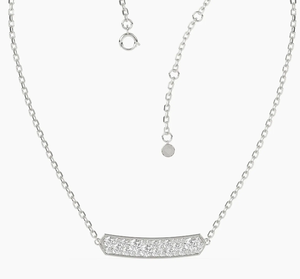 สร้อยคอจี้เพชรรูปมาร์คีส์สีทองสำหรับ14KT - Product Image 4