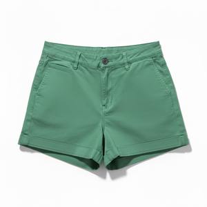 Shorts de sport en coton extensible quatre directions de haute qualité, coupe ajustée, taille élastique, style streetwear, pour activités de plein air, yoga, vélo, course à pied, grandes tailles - Product Image 1