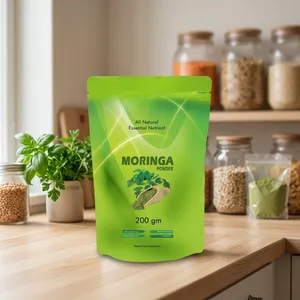 Polvo de Hoja de Moringa, Suplemento Antioxidante, Aclarante de la Piel, 100% Natural a Base de Hierbas para el Apoyo Inmunológico en Adultos, No Apto para Mujeres Embarazadas - Product Image 2