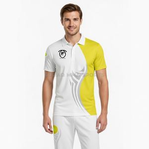 T-shirt de sport de cricket pour hommes, maillot d'équipe respirant - Product Image 1
