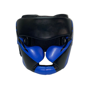 Protector de Cabeza de Boxeo Profesional de Cuero al por Mayor, Color Personalizado, Ajustable, Duradero, para Entrenamiento de Boxeo - Product Image 1