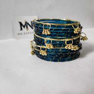 Beautiful Kashmiri <b>Bangles</b> Set for Women Stylish Bridal Chudi Set for Wedding Festival and Daily Wear - Product Image 1