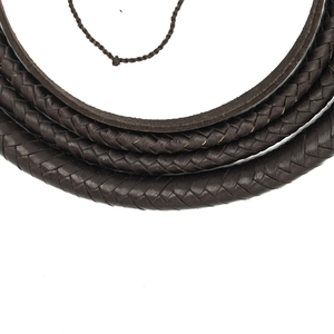 Fouet d'équitation sur mesure léger avec poignée souple, fouet en nylon pour chasseurs avec sangle de maintien et coussinet de protection - Product Image 4