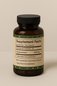 Cápsulas Orgánicas de Chaga de 1000 mg, Grado Premium, Ricas en Minerales, Silvestres, Apoyo Inmunológico, Antioxidante, Salud Intestinal, Veganas para Adultos - Product Image 6