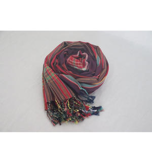 Serviette de plage turque Kikoy Fouta de luxe moderne en coton de qualité supérieure, motif multi-rougeaux, écologique, séchage rapide, prix avantageux - Product Image 2