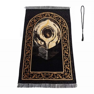 Alfombras de oración musulmanas lavables, cuadradas, para viaje y uso doméstico, con bordado de Jaenamaz para la oración y la Nawafil, hechas a máquina con impresión 3D. - Product Image 1