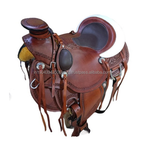 Western Roping Ranch Wade Saddle set Western Riding Horse Saddle Western Dressage Saddles para Horses Rider Portable - Product Image 1