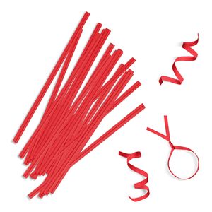 Fascette metalliche rosse da 6 pollici per sacchetti per il trattamento del pane 2000 confezionare soluzioni di stoccaggio per carichi pesanti riutilizzabili con rivestimento in plastica - Product Image 1