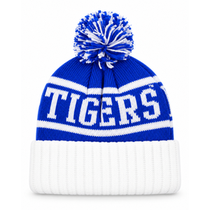 Bonnet tricoté personnalisé avec pompon, logo brodé, nom de l'équipe jacquard, bonnet d'hiver, vente en gros, bonnet de sport, universitaire, scolaire, pour fans - Product Image 2