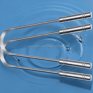 Limpiador de Lengua de Acero Inoxidable de Doble Bucle con Mango de Metal Pulido, Raspador Manual para la Higiene Bucal Diaria - Product Image 3