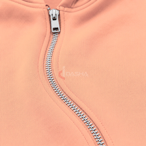 Sweat à capuche homme personnalisé le plus vendu, style streetwear automne, en coton bouclette zig-zag, coupe classique, broderie, vente en gros OEM en vrac - Product Image 4