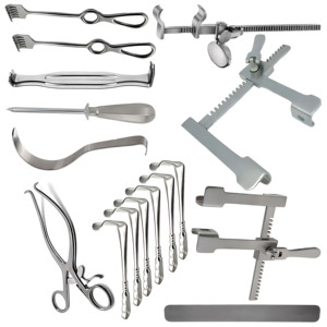 Juego de 17 Instrumentos Retractores Nasales de Alta Calidad para Cirugía Abdominal Mayor, Acero Inoxidable Alemán, Mejor Proveedor Mayorista - Product Image 1