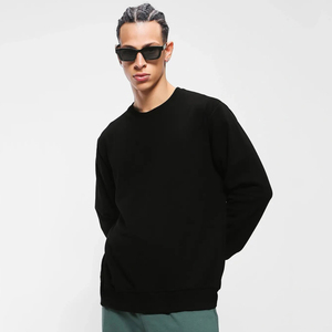 Sweat-shirt à col rond pour homme, 100 % coton épais, impression personnalisée, streetwear décontracté, pull pour la vente en gros OEM - Product Image 3