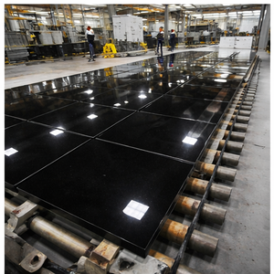 Encimeras de Granito Negro Pulido Moderno de Primera Calidad para Escaleras, Acabado Flameado Negro Puro - Product Image 4