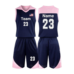 Ensemble de maillot et short de basket-ball unisexe couleur néon, tons vifs, personnalisable, en maille respirante - Product Image 4