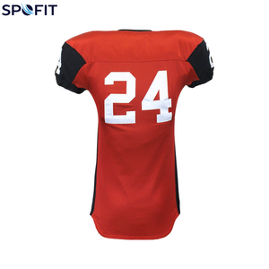 Maillot de football américain tendance personnalisé par sublimation, imprimé sur le devant, pour adulte, grande taille, respirant, antibactérien - Product Image 5