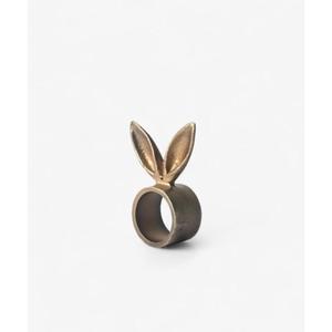 Hollow <b>Rabbit</b> Shape Napkin Rings Easter Decoration Tableware Casted Metal Napkin Ring For Novelty <b>Gift</b> Ideas Affordable Price - Product Image 3