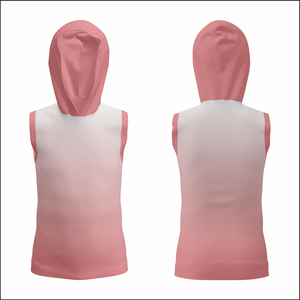 Débardeur de sport personnalisé sans manches à capuche, séchage rapide, respirant, 100 % polyester, pour adultes, entraînement, gym, course à pied, basketball - Product Image 4