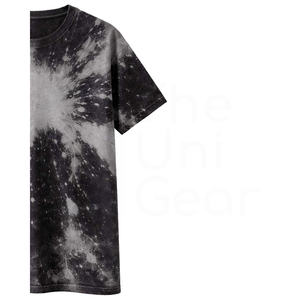 Men's <b>Tie</b>-Dye Short Sleeve O-Neck T-Shirt Casual <b>Knitted</b> Regular Fit 100% Cotton Jersey Fabric - Product Image 3