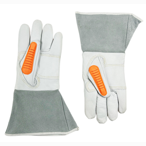Nouveaux gants de travail en cuir résistants aux chocs pour la construction, la réparation et la protection des ouvriers - Product Image 4