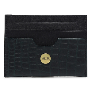 WRIZA Handcrafted Genuine Leather RFID Protected Card Holder with 6 Card Slots for Men & Women. - Product Image 1