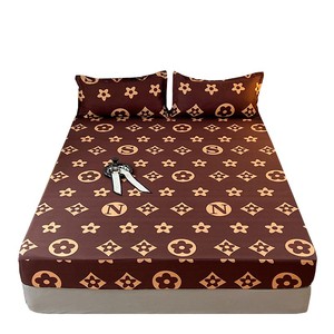 Sábana Plana de Algodón Estampada con Diseño de Flores Azules, Transpirable, para Todas las Estaciones, Ropa de Cama para Adultos, Uso Doméstico, 300 Hilos - Product Image 6