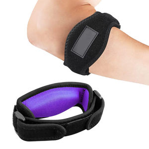 Attelle de soutien du coude de tennis haute performance avec sangle de compression réglable pour une protection supérieure lors des sports de haute intensité - Product Image 1