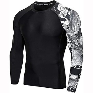 Custom Printed <b>Compression</b> <b>Shirt</b> Men Gym Wear Long Sleeve Fitness Apparel Manufacturer <b>Compression</b> <b>Shirt</b> - Product Image 1