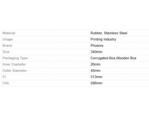 Rouleau en caoutchouc d'impression fiable pour machines d'impression offset – Performance d'impression durable - Product Image 5