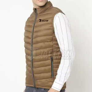 OEM Service Design Your Own <b>Men</b> Puffer Winter <b>Vest</b> High Quality Fashion Wear Puffer Winter <b>Vest</b> - Product Image 3