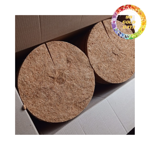 Natural Coconut Fiber Ground Cover Disc for Tree Protection and Soil Improvement Projects - Product Image 2