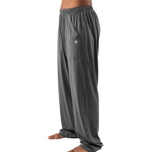 Pantalones Deportivos Grises para Hombre, Corte Recto Clásico, Ligeros, para Entrenamiento, Cintura Elástica, Suministro al por Mayor OEM - Product Image 4