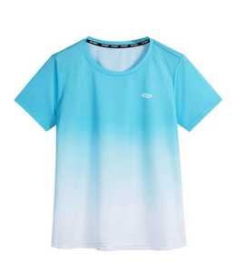 <b>Men's</b> Short Sleeve O-Neck Gradient Color Knitted T-Shirt Front <b>Animal</b> Print Breathable Quick Dry Sporty Regular Fit 100% Cotton - Product Image 3