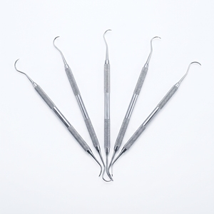 Set d'instruments de nettoyage dentaire manuel en acier inoxydable chirurgical Austin, 6 pièces, certifié CE ISO Classe I - Product Image 6