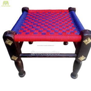 Nouveau pouf en bois minimaliste Peeda pour salon et usage extérieur, repose-pieds portable multifonctionnel pour bébés et enfants - Product Image 5