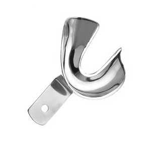 Premium Manual Dental Impression Tray Edge L4 Solid Lower Size S German Stainless Steel Reusable Autoclavable Perforation Free - Product Image 5