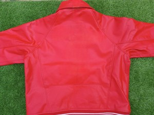 Chaqueta Varsity de Cuero para Hombre, Estilo Casual, Tendencia Actual, Antiarrugas, Calidad Premium, Precio Económico, Hecha a Medida - Product Image 6