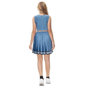 Ensemble d'uniformes de pom-pom girls professionnels avec logo personnalisé – Coutures durables pour les compétitions scolaires et les événements de cheerleading - Product Image 3