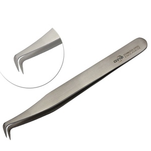Customized Anti-Static Stainless Steel Eyebrow <b>Eyelash</b> <b>Tweezers</b> - Product Image 6