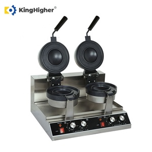 Điện kép đầu UFO Burger Maker Máy tùy chỉnh logo 110V 220V thương mại thép không gỉ UFO Burger Waffle maker thương mại - Product Image 5
